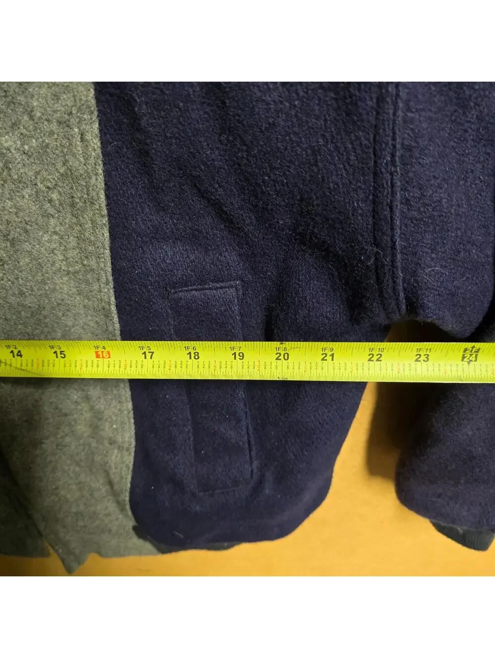 Vintage Manhattan Wool Bomber Jacket Men's XL Colorblock Coat 80s USA - Picture 4 of 9
